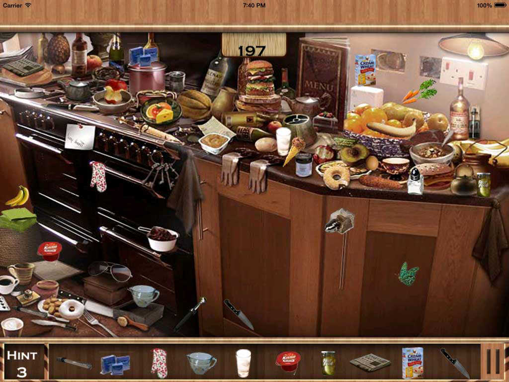App Shopper Hidden ObjectsMessy Kitchen Hidden Object (Games)
