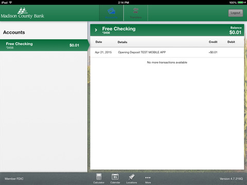 【免費財經App】Madison County Bank for iPad-APP點子