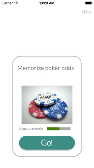 Memorize Poker Odds