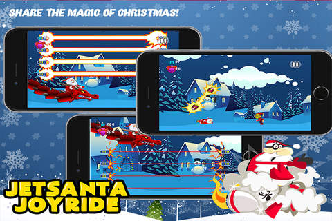 JetSanta Adventures Free: Endless Santa Christmas Gifts Collection Game screenshot 2