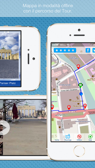 【免費旅遊App】Berlino guida Quartiere Governativo: Guidata interattivo multimediale GPS Tour a piedi, visita intorno alla Porta di Brandeburgo, video e audioguida, giro con mappa offline - HD-APP點子