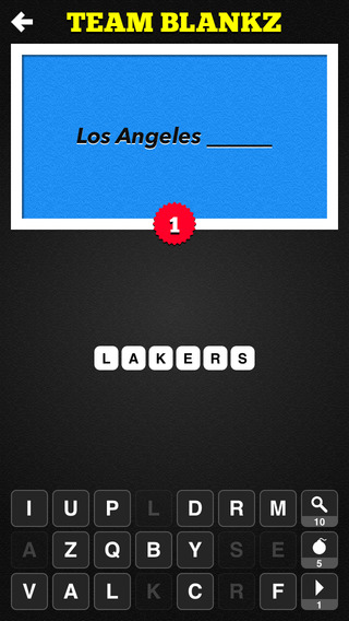 【免費遊戲App】Team Blankz - A Fill In The Blanks Sports Quiz-APP點子