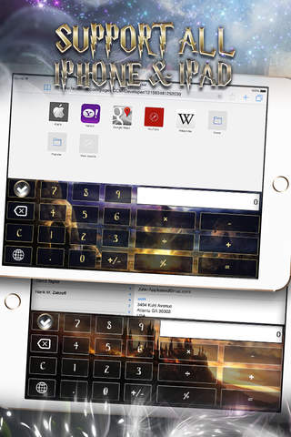 CalCCM Wizard Fantasy Calculator & Wallpaper Keyboard Themes screenshot 2
