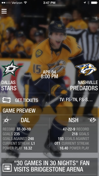 【免費運動App】Nashville Predators Hockey Club-APP點子