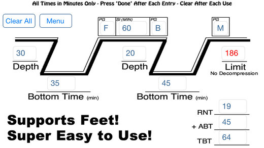 Ez Dive Planner