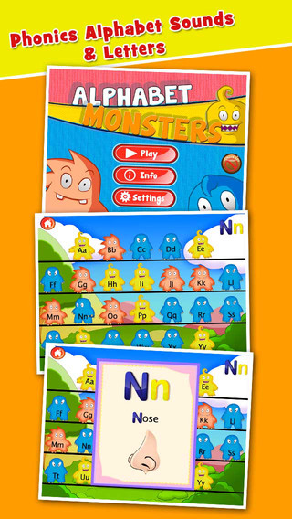 Alphabet Monsters Learning Games for Kids