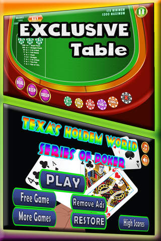 Texas Holdem World Series of Poker Tournament for the Pokerstars in Casino screenshot 2
