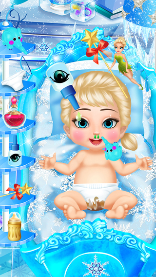 【免費遊戲App】Mommy Queen's Newborn Ice Baby - Infant Child & Birth Care Games-APP點子