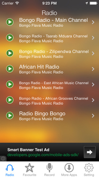 Bongo Flava Music Radio Recorder