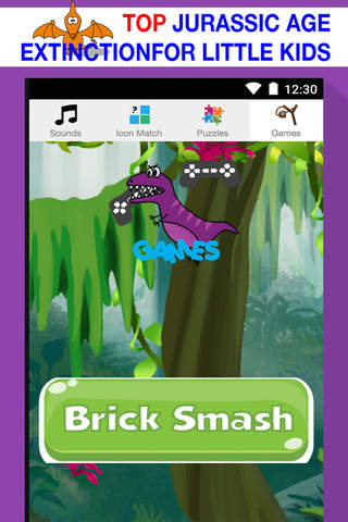 Dinosaur Age Extinction  Fun Puzzles, Memory and Sound Games screenshot 3