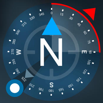 Compass   GPS/A.T.(Weather,   Flashlight,   Map,   Speedometer, Altimeter, Course) LOGO-APP點子