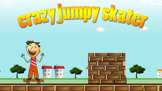 【免費遊戲App】Crazy Jumpy Skater-APP點子