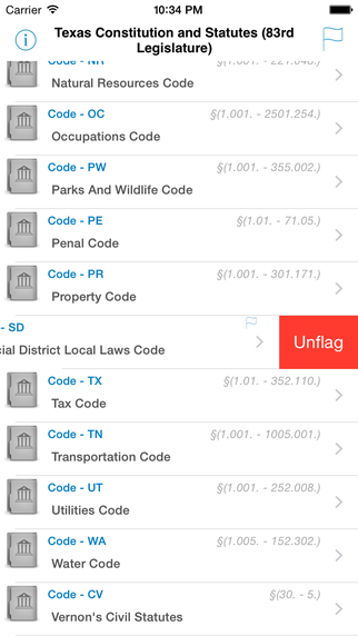 【免費書籍App】(TX Laws) Texas Constitution and Statutes Codes Rules-APP點子