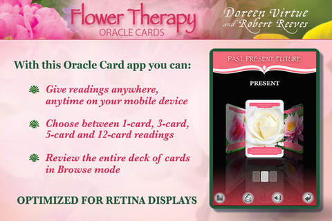 Flower Therapy Oracle Cards - Doreen Virtue, Ph.D., Robert Reeves screenshot 2