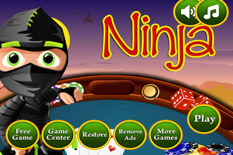 21 Lucky Blackjack Ninja in World of Fun Fortune Jackpot Casino screenshot 3