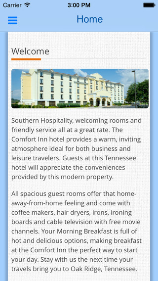免費下載旅遊APP|Comfort Inn Oak Ridge TN app開箱文|APP開箱王