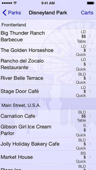 【免費生活App】Disneyland Dining Free-APP點子