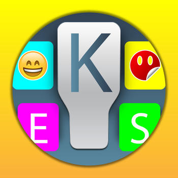 KeyboardPro for iOS8-Color Stickers Keyboards, Emoji Words Maker LOGO-APP點子