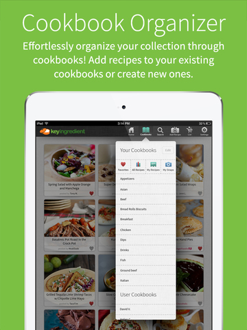 【免費生活App】Key Ingredient 2 Million Recipes & Grocery List-APP點子