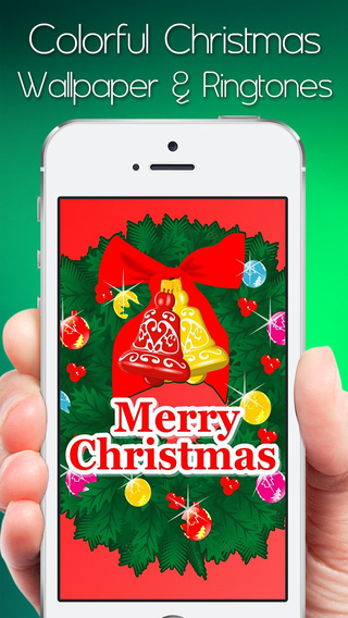 Colorful Christmas Wallpaper Ringtones for iOS 8