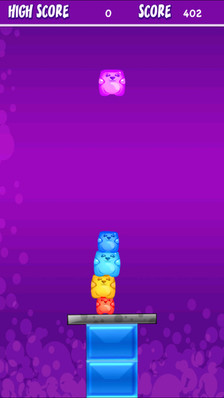 【免費遊戲App】Stackable Happy Gummy Bear - Sweet Drop Challenge-APP點子