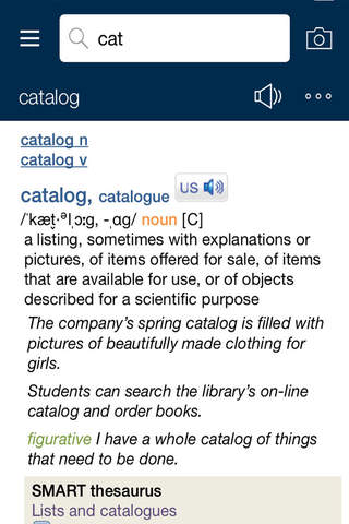 Audio Cambridge Dictionary of American English screenshot 2