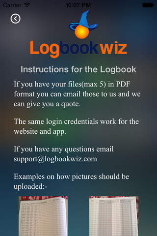 Logbookwiz screenshot 2