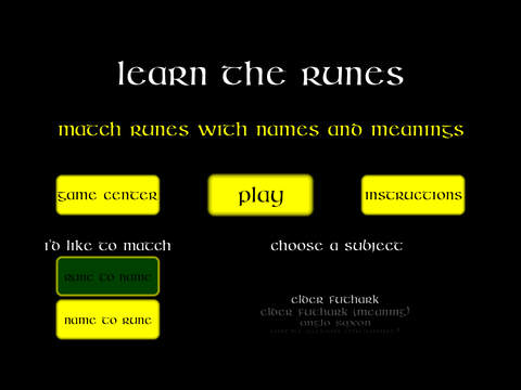 Learn the Runes