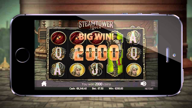 Steamtower - Casino video slots with 15 reels