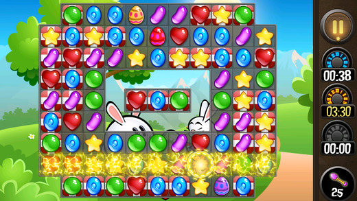 Jewel World Season Candy Easter Edition : Help Gummy Beanny to crush this PARTY