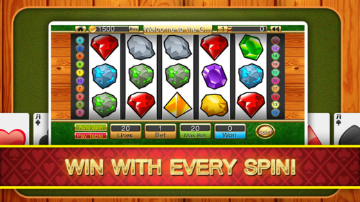 【免費遊戲App】`` Ace Mystical Gems Slots Machine HD-APP點子