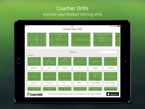 Coacher Drills - Improve your football training drills