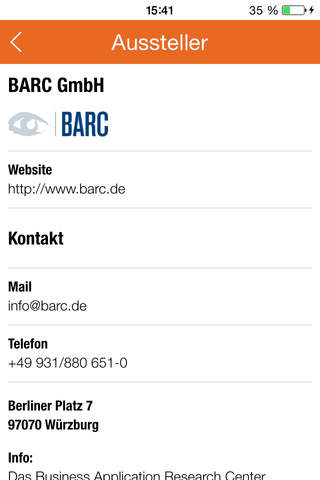 BARC CRM-Tag screenshot 4
