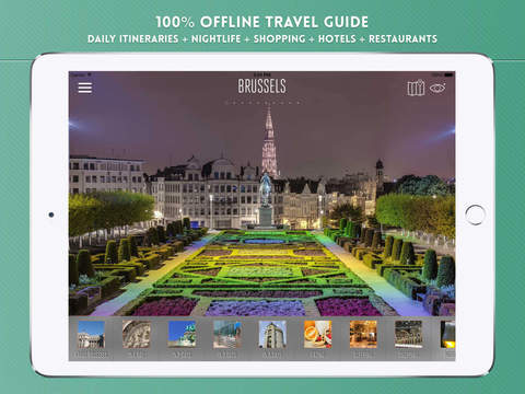 【免費旅遊App】Brussels Travel Guide with Offline City Street and Metro Maps-APP點子