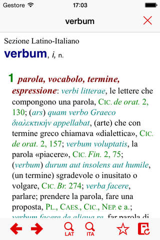 IL Latin Italian Dictionary by Luigi Castiglioni and Scevola Mariotti, Fourth Edition screenshot 3