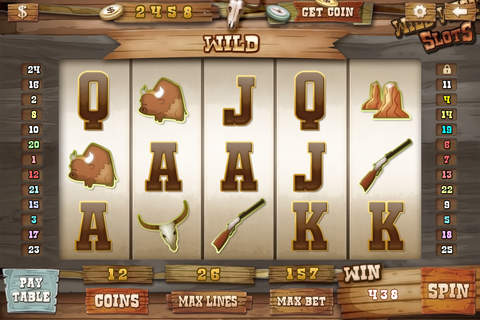 West Cowboy Slot Machine screenshot 3