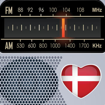 Radio Danmark - bedste danske radiostationer, Radio stations in Denmark LOGO-APP點子