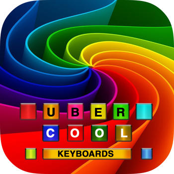 Uber Cool Custom Keyboards - Create Fun Typing Backgrounds 工具 App LOGO-APP開箱王