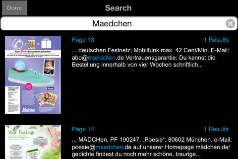 MÄDCHEN emag screenshot 3