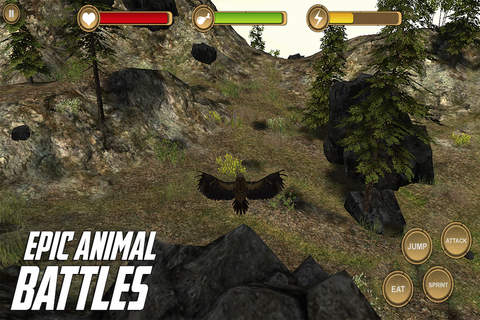 Golden Eagle Simulator HD Animal Life screenshot 3