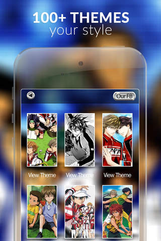 Manga & Anime Gallery - "The Prince of Tennis edition" HD Wallpapers Themes and Backgrounds screenshot 2