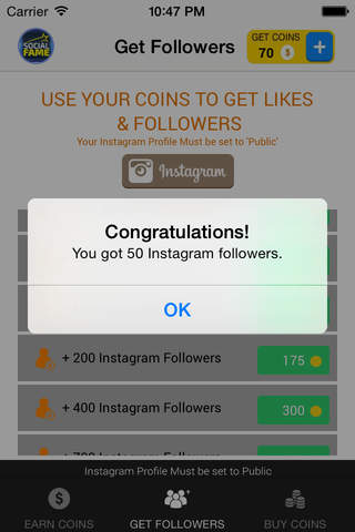 SocialFame - Get Instagram Followers & Likes screenshot 3
