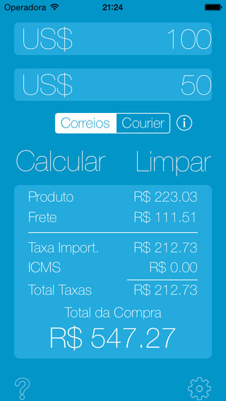 【免費工具App】Fui Taxado! - A Calculadora de Impostos de Importação-APP點子