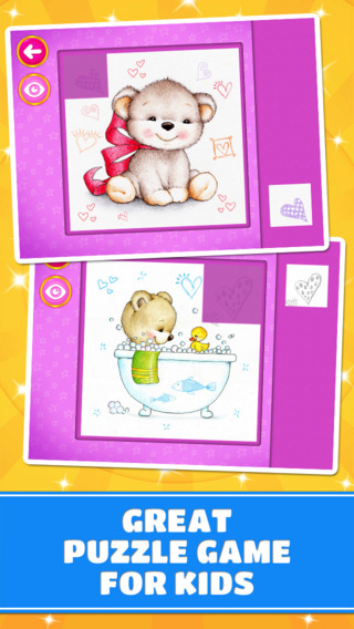 Adorable Little Bears Puzzles - Logic Game for Toddlers Preschool Kids Little Boys and Girls: vol.2