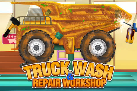Truck Wash & Repair Workshop Mania - Makeover your Construction Trucks in Monster Garage for all Super Boys & Girls screenshot 2