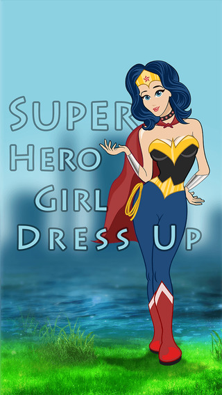 iTunes 的 App Store 中的超级英雄的女孩装扮