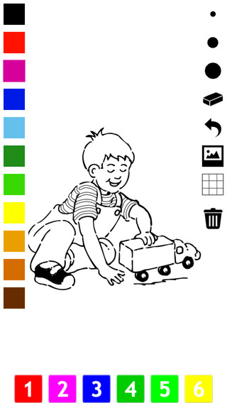 【免費書籍App】A Coloring Book of Toys for Children: Learn to color your kindergarten toy-APP點子