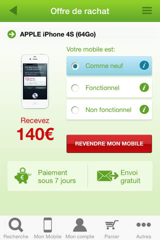 Love2recycle.fr - Revendez votre mobile en 2 minutes ! screenshot 3