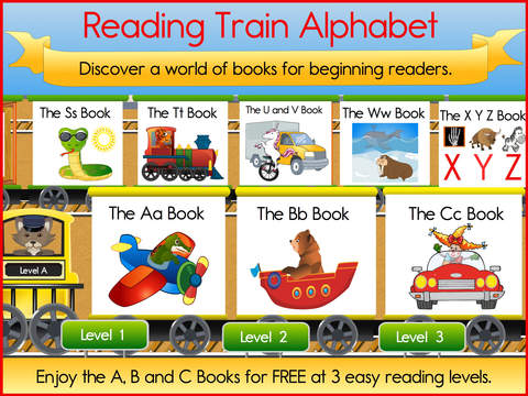 Reading Train Free Alphabet Books Songs Games