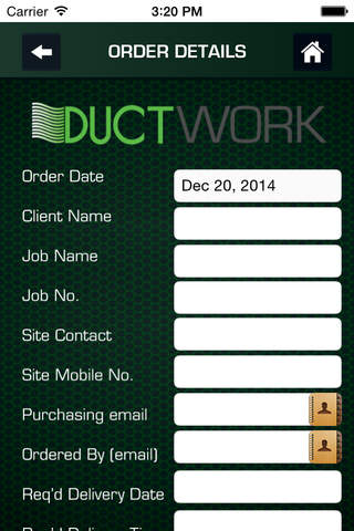 Ductwork Ordering App screenshot 4